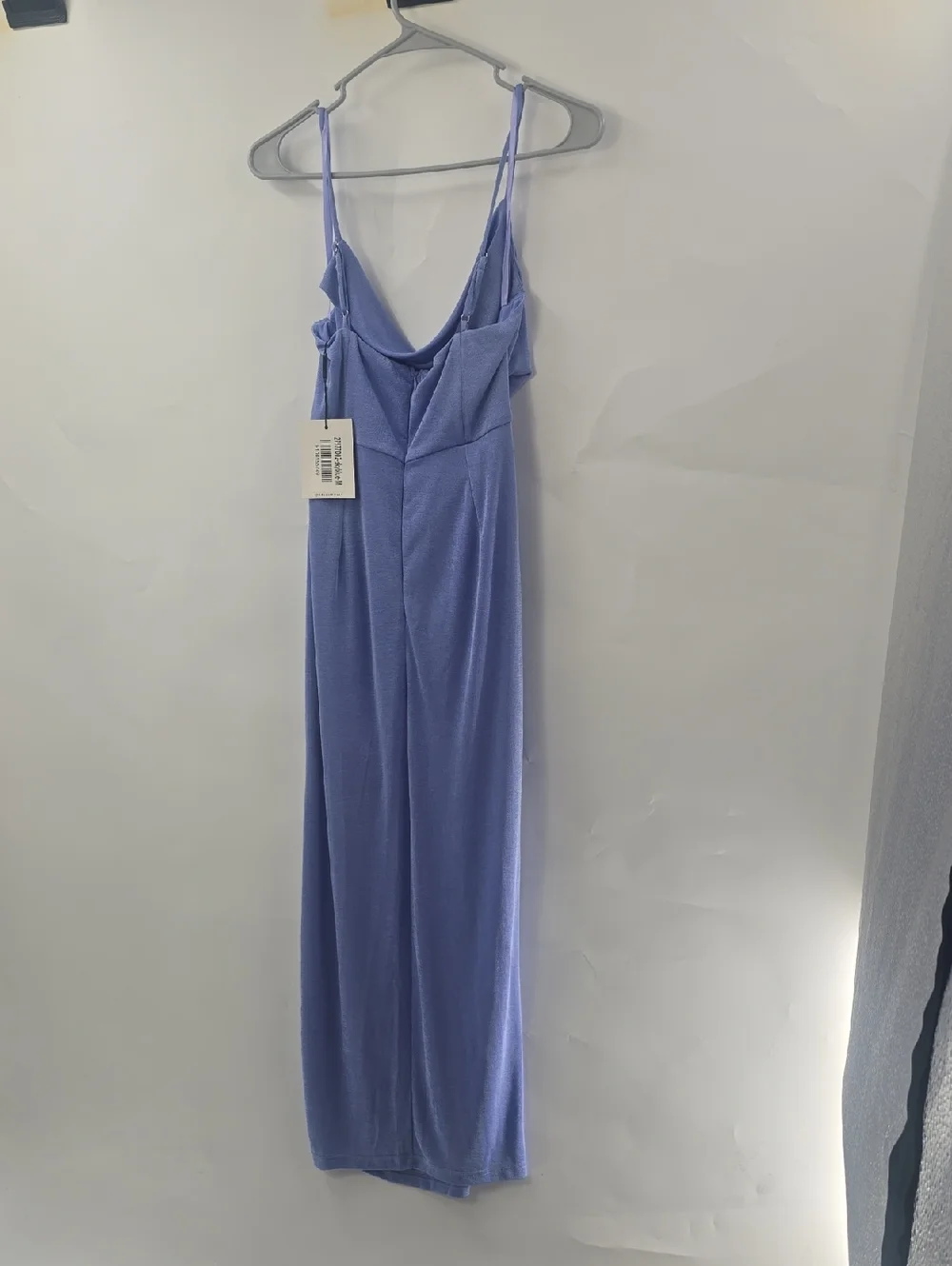 Hello Molly Light Blue Cowl Neck Slip Midi Dress - Picture 9 of 11